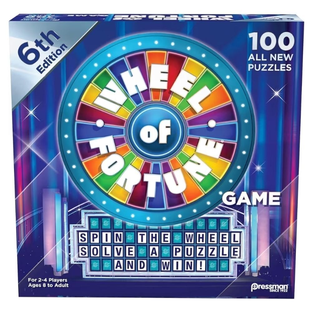 Wheel of Fortune Game: 6th Edition Board Game - New